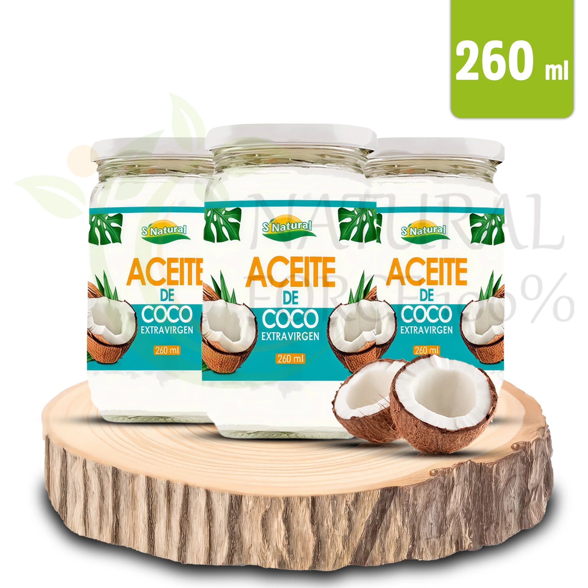 Aceite de coco 260 ml